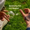 Faltbares Weinglas mit Magnethalterung