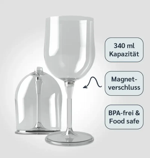 Weinglas to go aus Plastik Vorteile